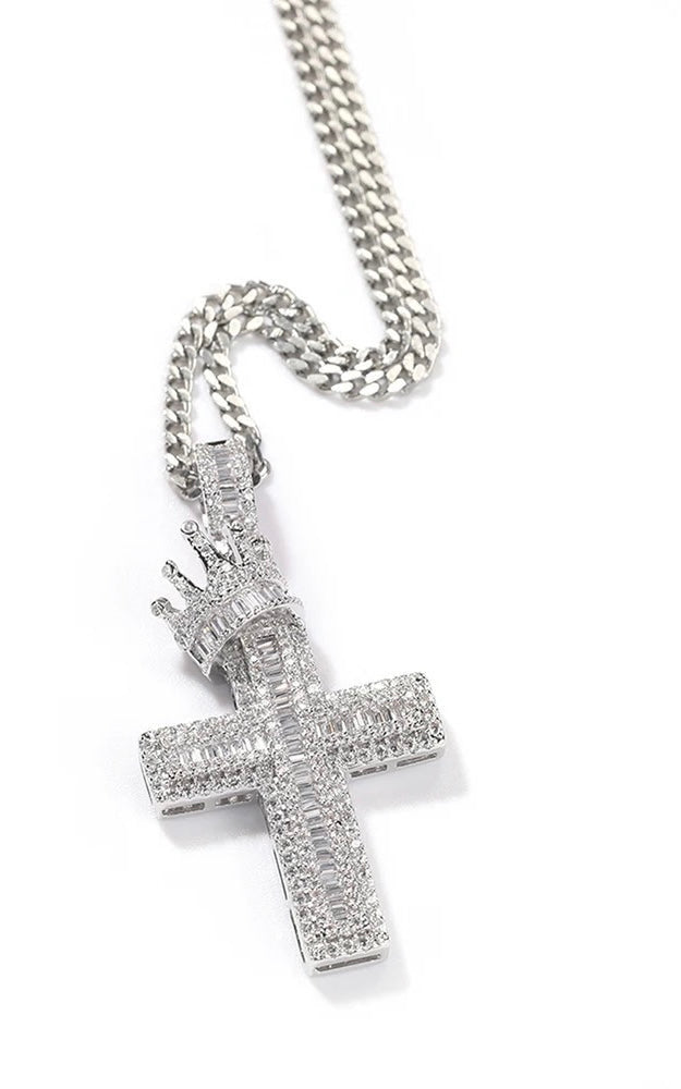 Crown Cross Necklace